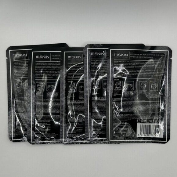 5X 111Skin Celestial Black Diamond Eye Mask 6 ml / .2 oz Each Wrinkles Lot Of 5 - Picture 2 of 6